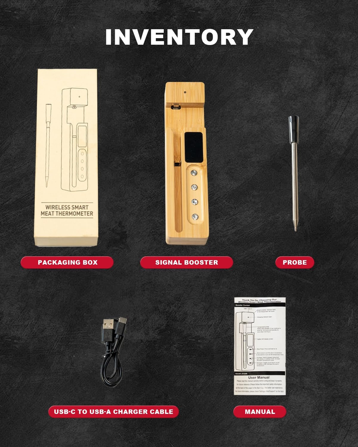 🔥Ultimate Grill Commander💥 730ft Smart Range⚡ IP68 Waterproof✨ 10-in-1 App Control🌪️ Bamboo Charging Dock | TikTok's #1 BBQ Hero 🔥Ultimate Grill Commander💥 730ft Smart Range⚡ IP68 Waterproof✨ 10-in-1 App Control🌪️ Bamboo Charging Dock | TikTok's #1 BBQ Hero